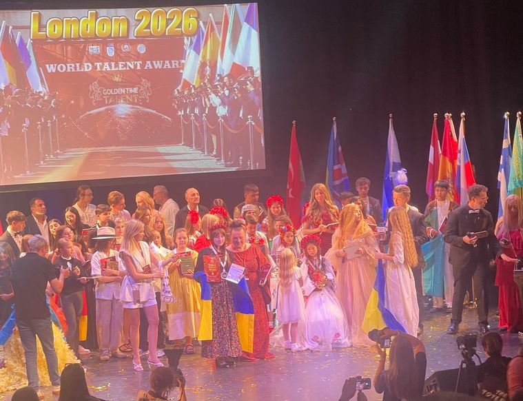 Finalists on stage at the World Talent Award 2026 ceremony